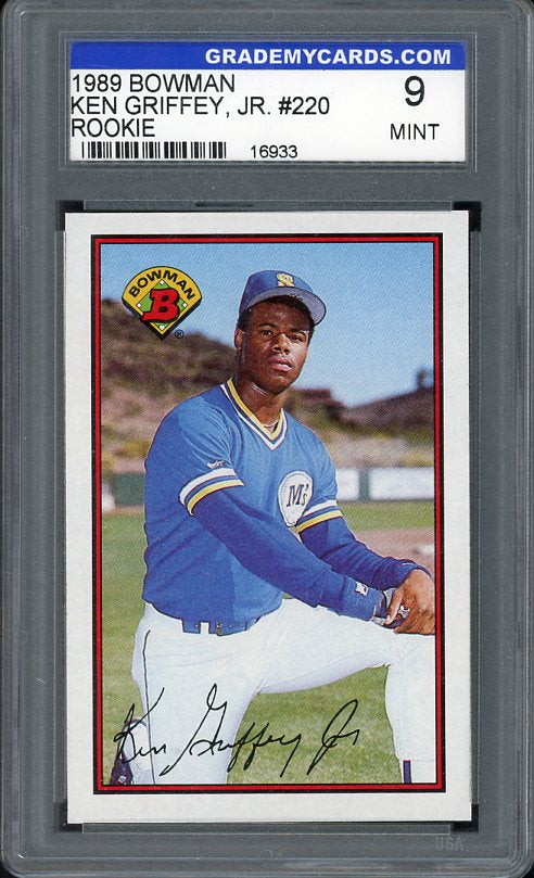 1989 Bowman #220 Ken Griffey Jr Mariners GMC 9 MINT 534117