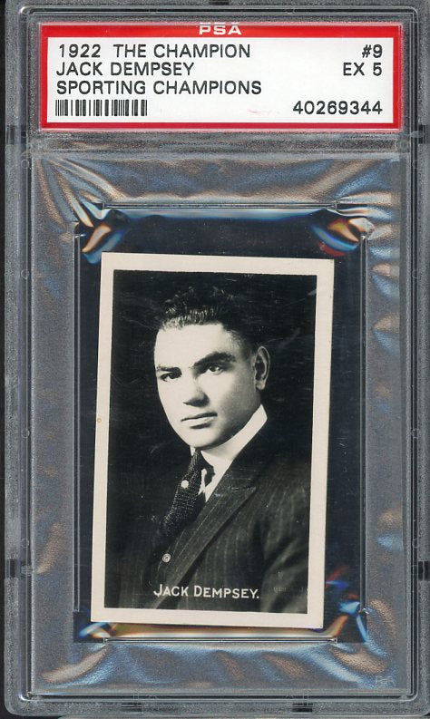 1922 Sporting Champions #009 Jack Dempsey PSA 5 EX 534134