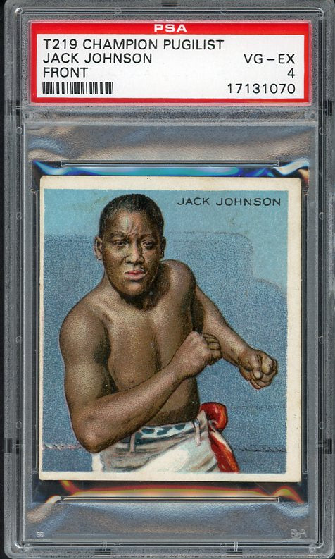 1910 T219 Mecca Jack Johnson PSA 4 VG-EX 534136
