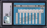 1990 Bowman Tiffany #320 Frank Thomas White Sox CSG 7.5 NM+ 534139