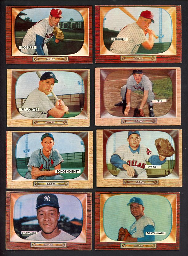 1955 Bowman Set Lot 230 Diff EX-MT Ashburn Roberts Fox 534152