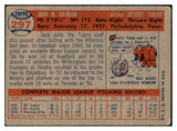 1957 Topps Baseball #297 Jack Crimian Tigers VG-EX 534162