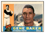 1960 Topps Baseball #539 Gene Baker Pirates VG-EX 534171