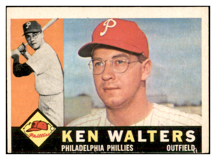 1960 Topps Baseball #511 Ken Walters Phillies VG-EX 534174