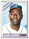 1966 Topps Baseball #500 Hank Aaron Braves VG 534176