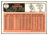 1966 Topps Baseball #500 Hank Aaron Braves VG 534176