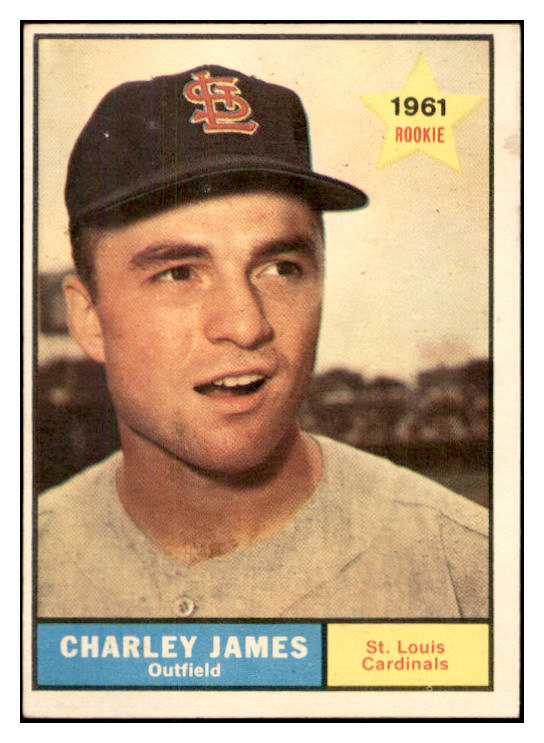 1961 Topps Baseball #561 Charley James Cardinals EX 534184