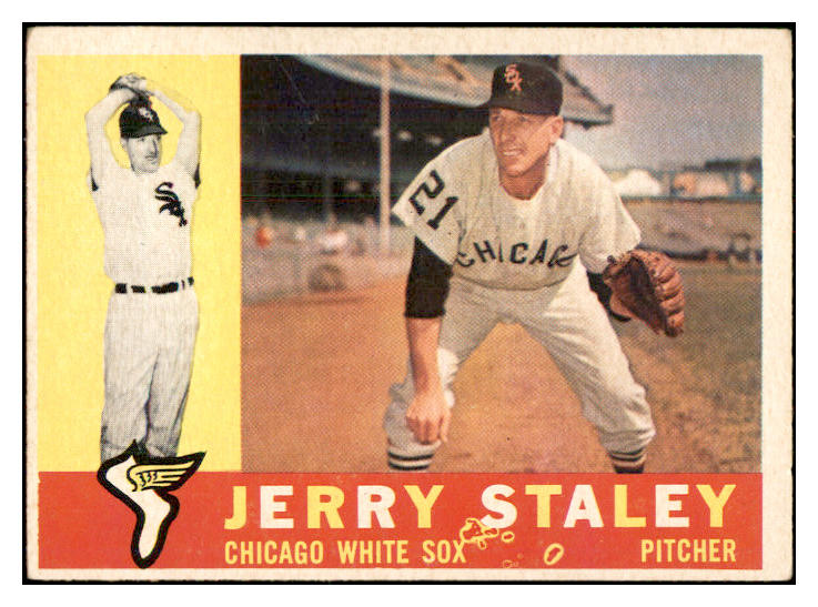 1960 Topps Baseball #510 Jerry Staley White Sox EX 534185