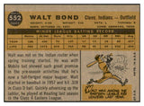 1960 Topps Baseball #552 Walt Bond Indians VG-EX 534188