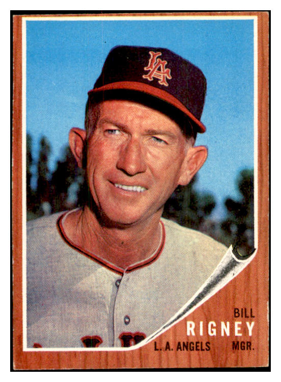 1962 Topps Baseball #549 Bill Rigney Angels EX-MT 534209