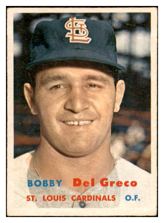 1957 Topps Baseball #094 Bobby Del Greco Cardinals EX-MT 534215