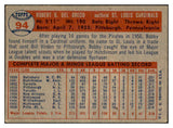 1957 Topps Baseball #094 Bobby Del Greco Cardinals EX-MT 534215