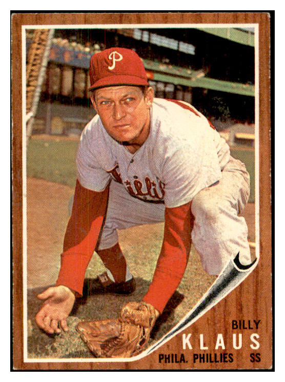 1962 Topps Baseball #571 Billy Klaus Phillies EX-MT 534219