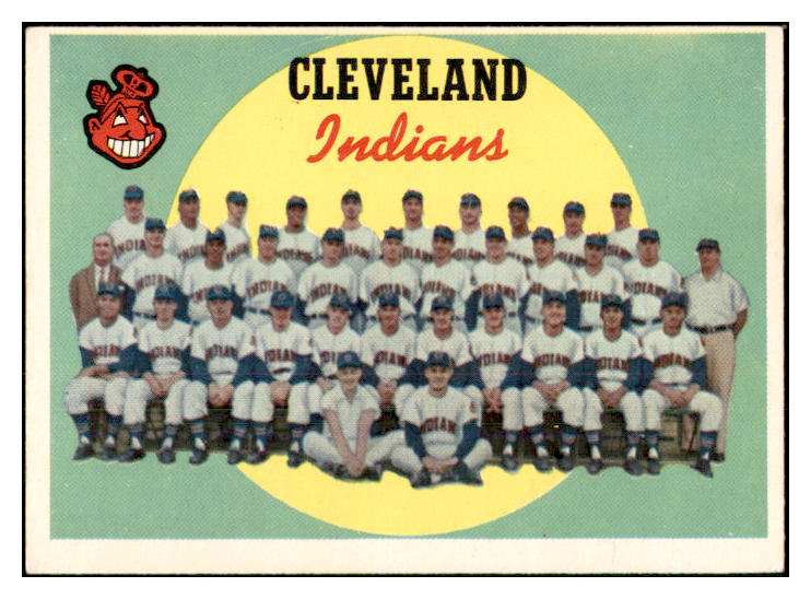 1959 Topps Baseball #476 Cleveland Indians Team VG-EX 534223