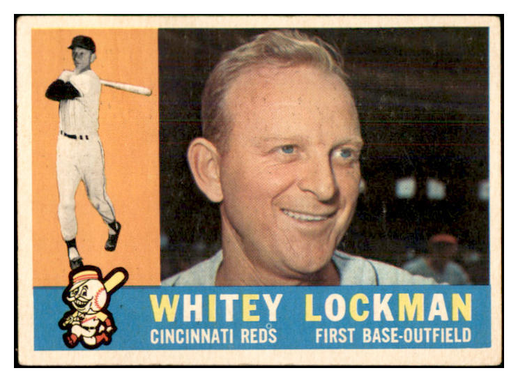 1960 Topps Baseball #535 Whitey Lockman Reds VG-EX 534228
