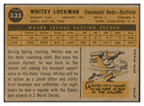 1960 Topps Baseball #535 Whitey Lockman Reds VG-EX 534228