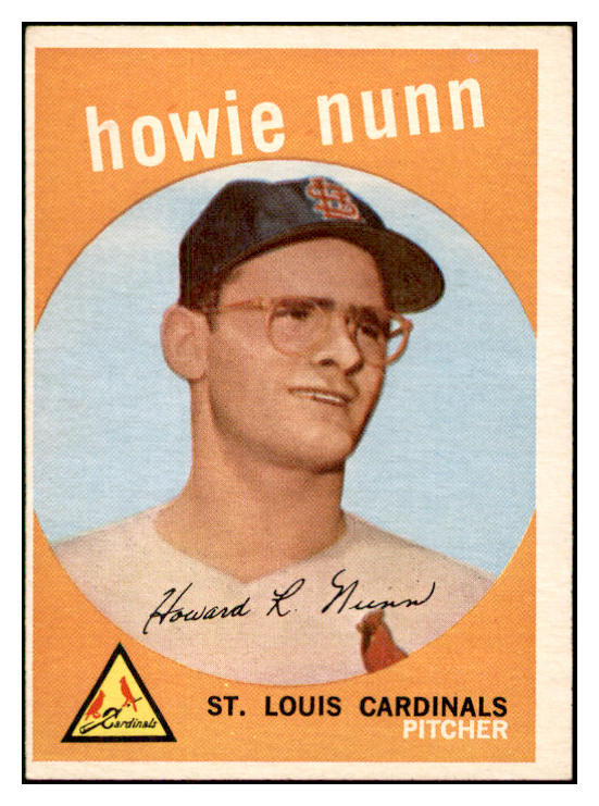 1959 Topps Baseball #549 Howie Nunn Cardinals VG-EX 534230