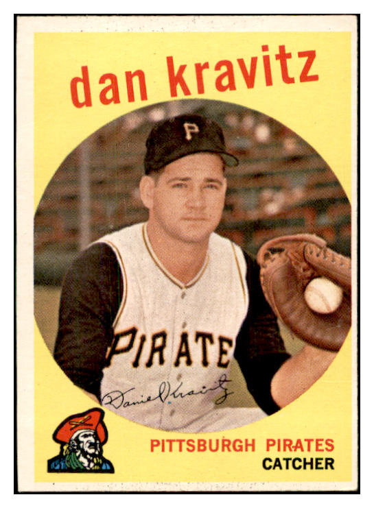 1959 Topps Baseball #536 Danny Kravitz Pirates VG-EX 534231