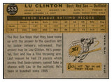 1960 Topps Baseball #533 Lou Clinton Red Sox EX 534235