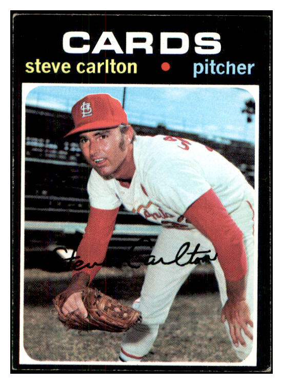 1971 Topps Baseball #055 Steve Carlton Cardinals VG-EX 534240