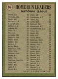 1971 Topps Baseball #066 N.L. Home Run Leaders Johnny Bench EX-MT 534242