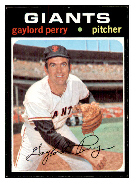 1971 Topps Baseball #140 Gaylord Perry Giants EX-MT 534243