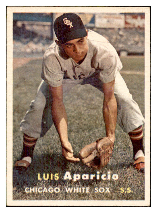 1957 Topps Baseball #007 Luis Aparicio White Sox EX-MT 534245
