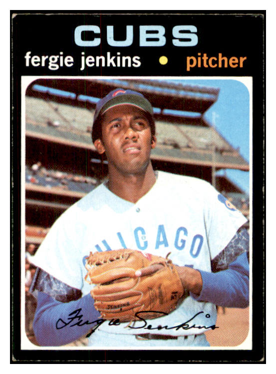 1971 Topps Baseball #280 Fergie Jenkins Cubs EX 534246