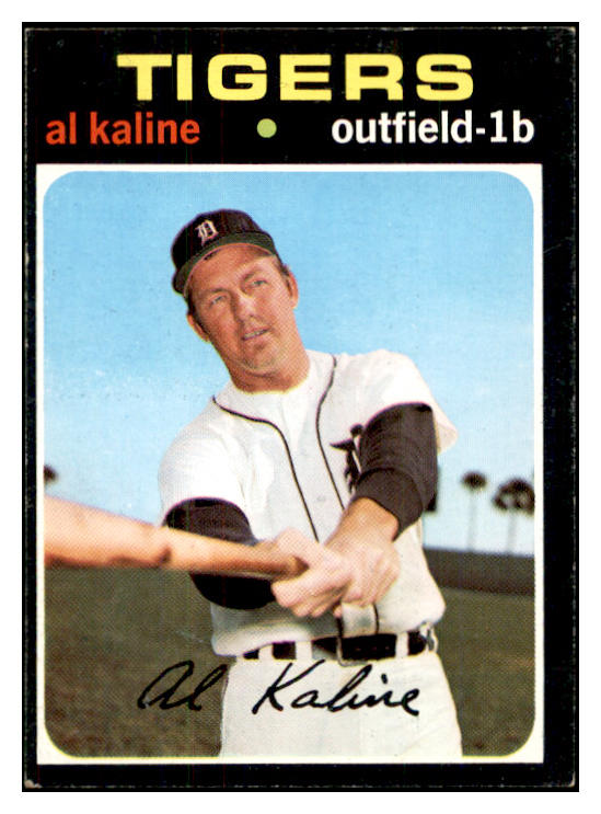 1971 Topps Baseball #180 Al Kaline Tigers EX 534250