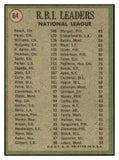 1971 Topps Baseball #064 N.L. RBI Leaders Johnny Bench EX 534252