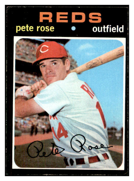 1971 Topps Baseball #100 Pete Rose Reds VG 534253