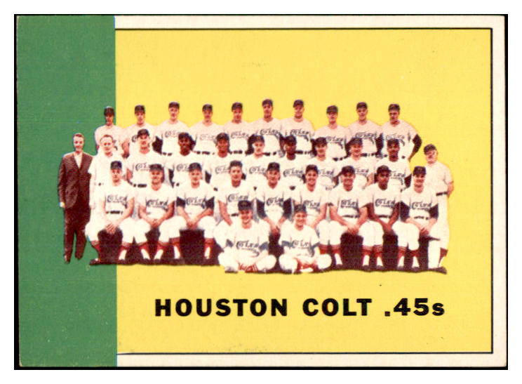 1963 Topps Baseball #312 Houston Colt .45s Team EX-MT 534258