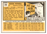 1963 Topps Baseball #398 Boog Powell Orioles EX-MT 534260