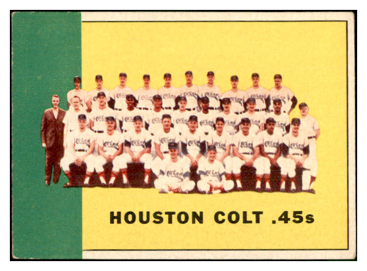 1963 Topps Baseball #312 Houston Colt .45s Team VG-EX 534270