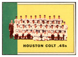1963 Topps Baseball #312 Houston Colt .45s Team VG-EX 534270