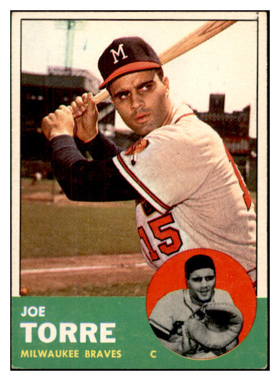 1963 Topps Baseball #347 Joe Torre Braves EX 534274