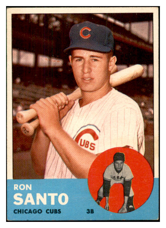 1963 Topps Baseball #252 Ron Santo Cubs VG-EX 534281