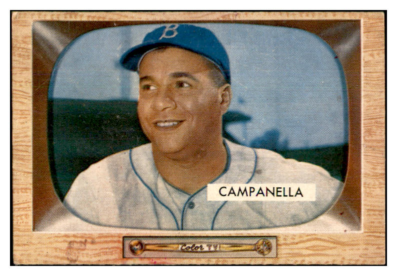 1955 Bowman Baseball #022 Roy Campanella Dodgers GD-VG 534287