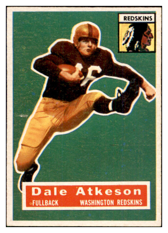 1956 Topps Football #109 Dale Atkinson Washington EX 534292