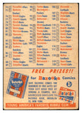 1956 Topps Football Checklist PR-FR marked 534297