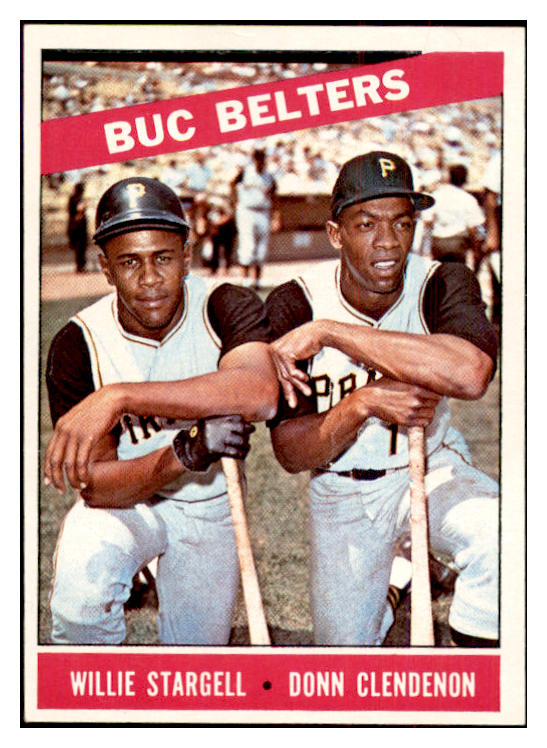 1966 Topps Baseball #099 Willie Stargell Donn Clendenon EX-MT 534309