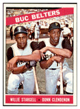 1966 Topps Baseball #099 Willie Stargell Donn Clendenon EX-MT 534309