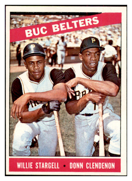 1966 Topps Baseball #099 Willie Stargell Donn Clendenon EX-MT 534309