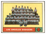 1961 Topps Baseball #086 Los Angeles Dodgers Team VG-EX 534314