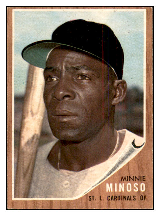 1962 Topps Baseball #028 Minnie Minoso Cardinals EX-MT 534318