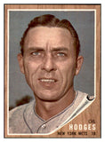 1962 Topps Baseball #085 Gil Hodges Mets EX-MT 534319