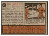 1962 Topps Baseball #085 Gil Hodges Mets EX-MT 534319