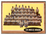 1962 Topps Baseball #043 Los Angeles Dodgers Team EX 534322