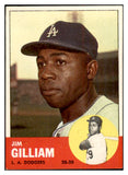 1963 Topps Baseball #080 Jim Gilliam Dodgers EX-MT 534324