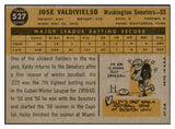 1960 Topps Baseball #527 Jose Valdivielso Senators EX-MT 534331